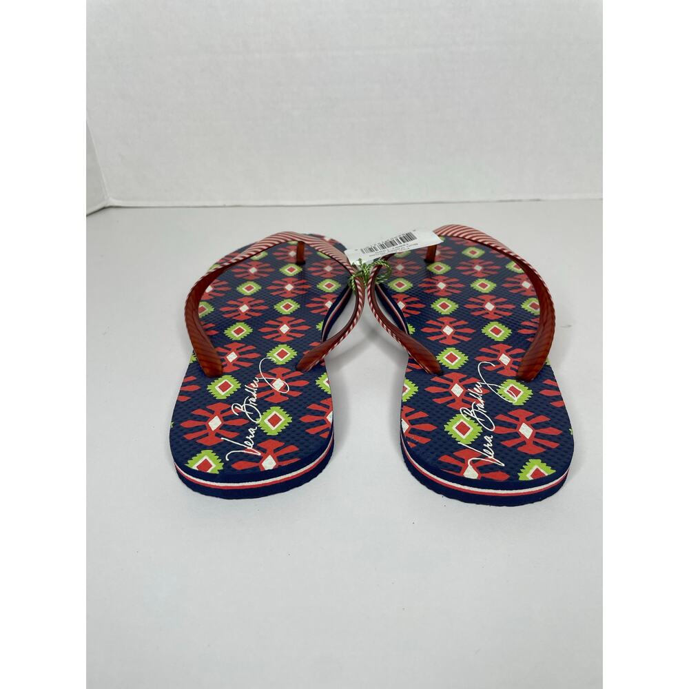 NEW Vera Bradley Womens FlipFlops Size Small 5/6 Sun Valley Print - Picture 5 of 7